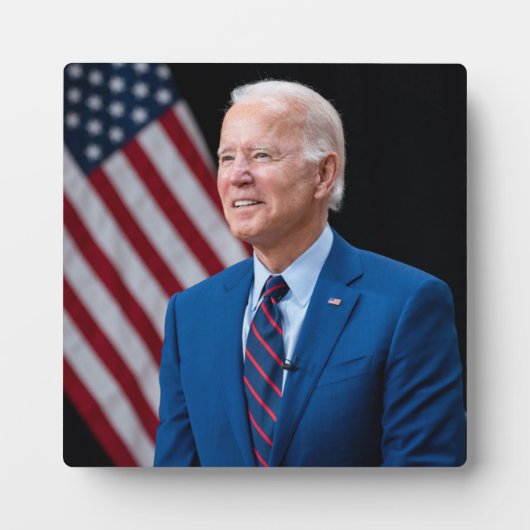 2021 Joe Biden US President Portrait Fotoplaat (Voorkant)