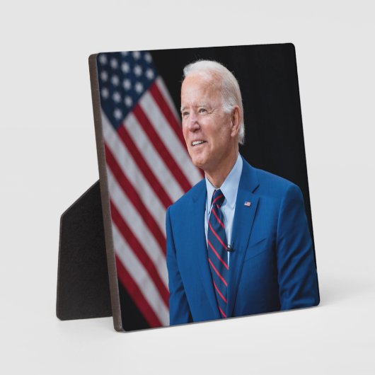 2021 Joe Biden US President Portrait Fotoplaat (Voorkant)