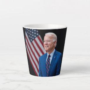 2021 Joe Biden US President Portrait Latte Mok
