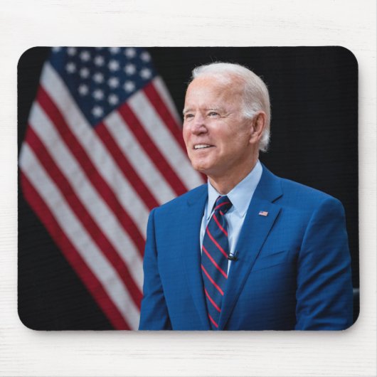 2021 Joe Biden US President Portrait Muismat (Voorkant)