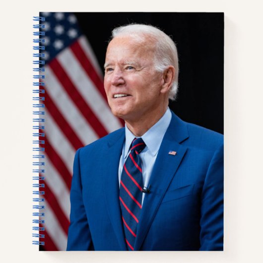 2021 Joe Biden US President Portrait Notitieboek (Voorkant)