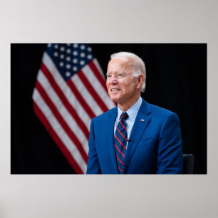 2021 Joe Biden US President Portrait Poster
