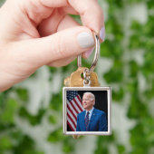 2021 Joe Biden US President Portrait Sleutelhanger (Hand)