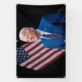 2021 Joe Biden US President Portrait Spandoek (Verticaal)