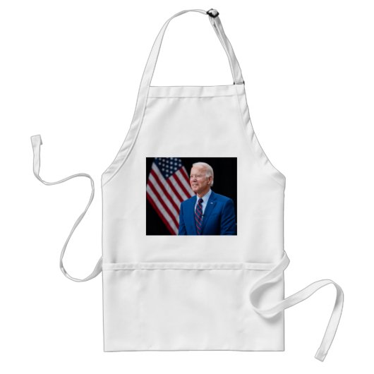 2021 Joe Biden US President Portrait Standaard Schort (Voorkant)