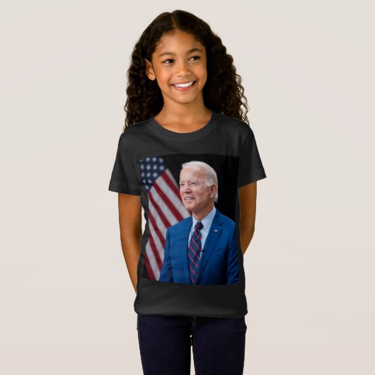 2021 Joe Biden US President Portrait T-shirt (Voorkant volledig)