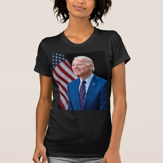 2021 Joe Biden US President Portrait T-shirt (Voorkant)