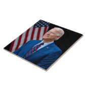 2021 Joe Biden US President Portrait Tegeltje (Zijkant)