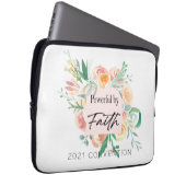 2021 JW-Verdrag - Krachtig door Faith Mok Pocket  Laptop Sleeve (Voorkant Rechts)