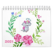 2021 Kalender Bloemen van de bloemenolifant (Hoes)