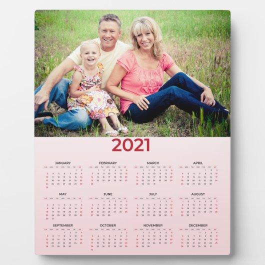 2021 Kalender Foto Plaque Fotoplaat (Voorkant)