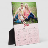 2021 Kalender Foto Plaque Fotoplaat (Zijkant)