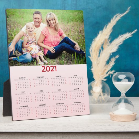 2021 Kalender Foto Plaque Fotoplaat (Zijkant)