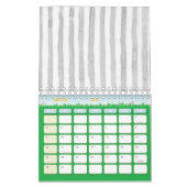 2021 Kalender Kleurrijke Strepen Opossum Bloemen (Mar 2026)