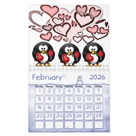 2021 Kalender Pinguïn (Feb 2026)