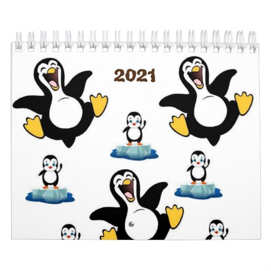 2021 Kalender Pinguïn (Hoes)