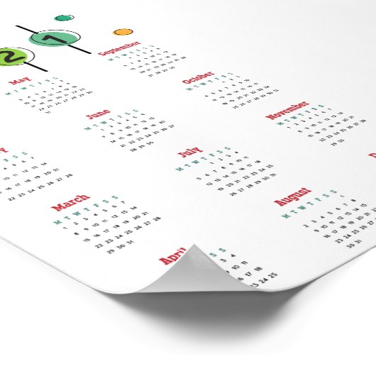 2021 kalender poster (Hoek)