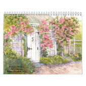 2021 Kalender Roseann-server Waterverf/acryl (Hoes)