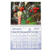 2021 Kalender Vrolijk Kerstfeest (Jan 2027)