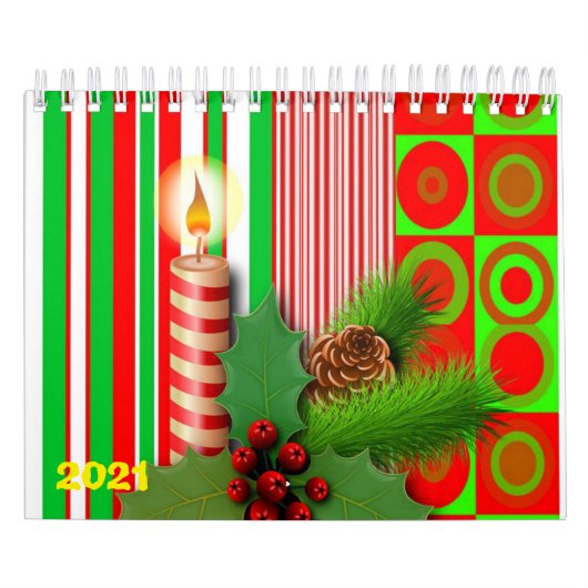 2021 Kalender Vrolijk Kerstfeest (Hoes)