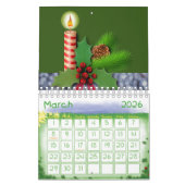 2021 Kalender Vrolijk Kerstfeest (Mar 2026)