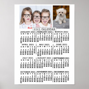 2021 kalender (zie beschrijving voor nieuwe versie poster