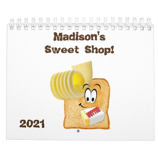 2021 Kalenderbakkerij Donuts Cupcake Kalender (Achterkant)