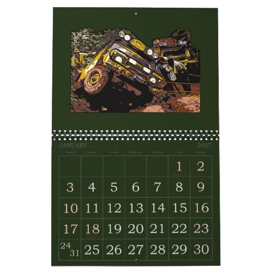 2021 KALENDERS BUITEN HET WEG KALENDER (Jan 2027)