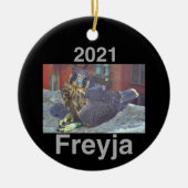 2021 Keramische Circle Ornament Freyja (Voorkant)