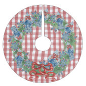 2021 Kerstblauwe gember jar. Kerstboom Rok (Voorkant)