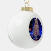 2021 Kerstboom, Rockefeller Center Keramische Bal Ornament (Links)