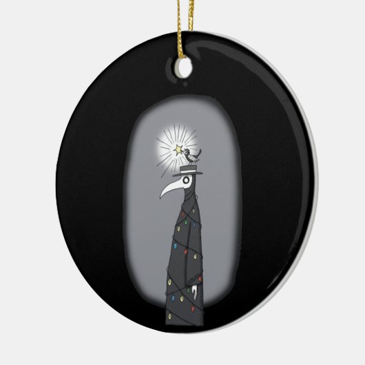 2021 kerstversiering Plague Doctor tree Custom Keramisch Ornament (Links)