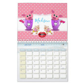 2021 Kinder agenda Giraffe Varkens, Koeien, paarde Kalender (Jan 2026)