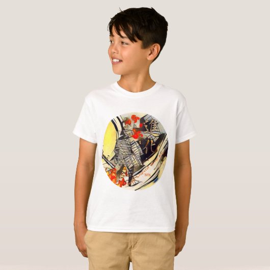2021 kinder T-shirt Fire Samurai PIMA (Voorkant volledig)