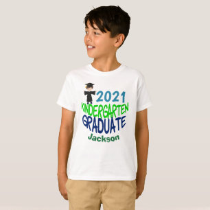 2021 Kindergarten Afstuderen aangepaste Kinderen T-shirt
