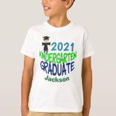 2021 Kindergarten Afstuderen aangepaste Kinderen T-shirt (Voorkant)