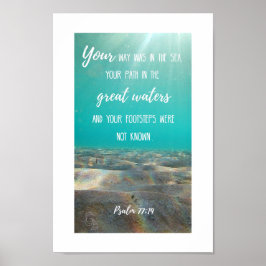 2021 Klein water: Psalm 77:19 Poster