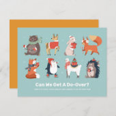 2021 Kunnen we opnieuw beginnen Grappige dieren Ke (Voorkant / Achterkant)