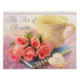 2021 Kunst van de Romance Bloemenkalender Kalender