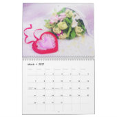 2021 Kunst van de Romance Bloemenkalender Kalender (Mar 2027)