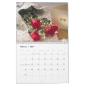 2021 Kunst van de Romance Bloemenkalender Kalender (Feb 2027)