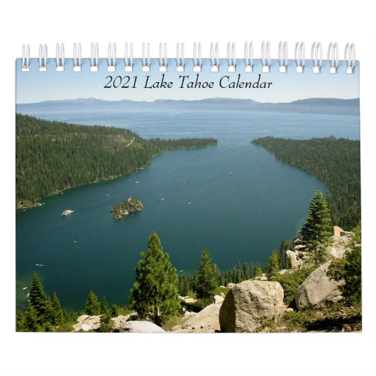 2021 Lake Tahoe Calendar Kalender (Hoes)