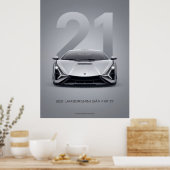 2021 Lamborghini Sián FKP 37 Poster (Keuken)