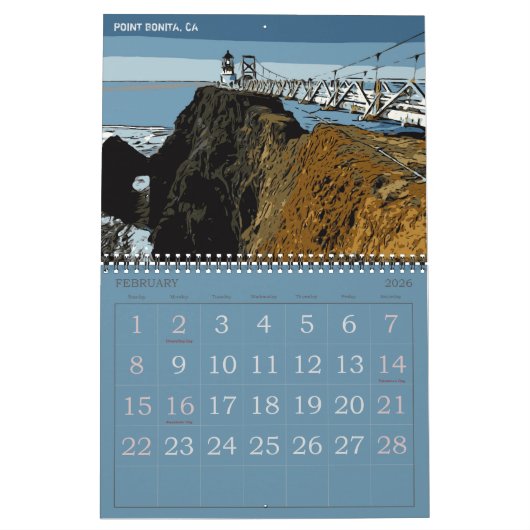 2021 LIGHTHOUSE CALENDAR KALENDER (Feb 2026)