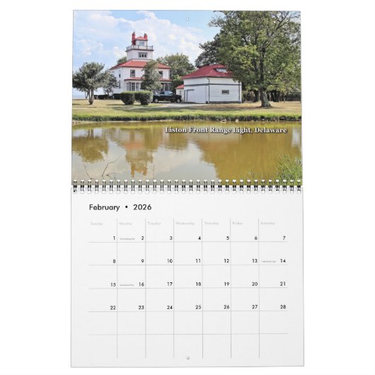 2021 LighthouseGuy.com Lighthouse Calendar Kalender (Feb 2026)