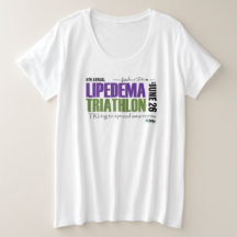 2021 Lipedema Triathlon - Plus formaat Shirt