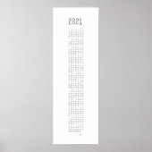 2021 Lock & Key-agenda - (Week start op zondag) - Poster (Voorkant)