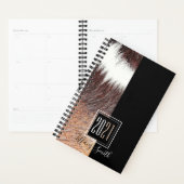 2021 Luxe Monogrammed Zwart Planner (Display)