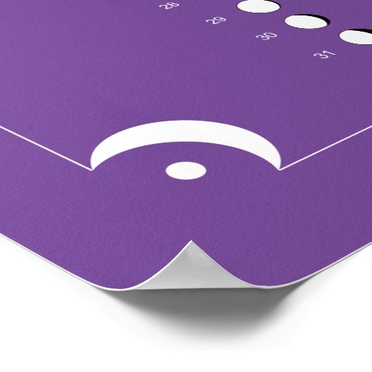 2021 - Maandag Paars Poster (Hoek)