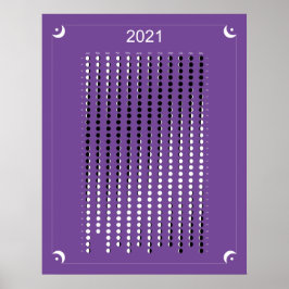 2021 - Maandag Paars Poster